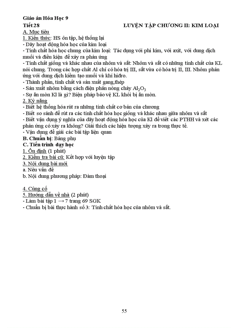 image for page Giáo Án Hóa năm Học 2010 2011 Đầy đủ