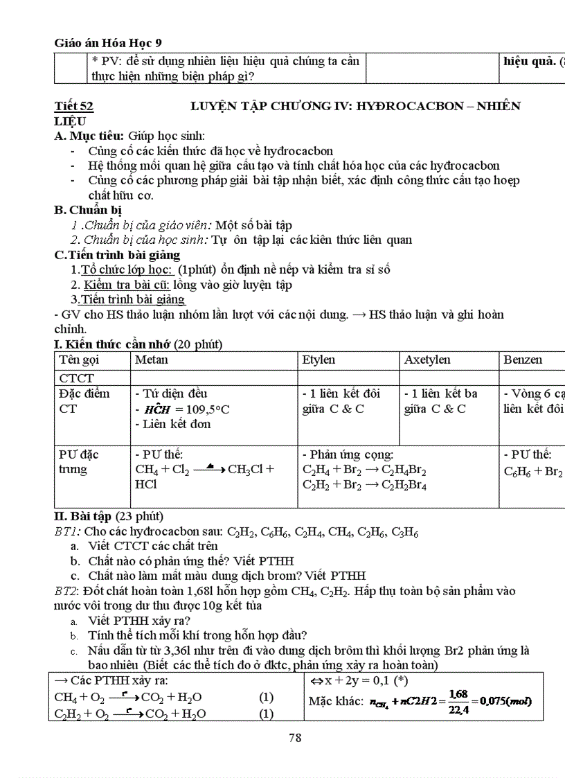 image for page Giáo Án Hóa năm Học 2010 2011 Đầy đủ