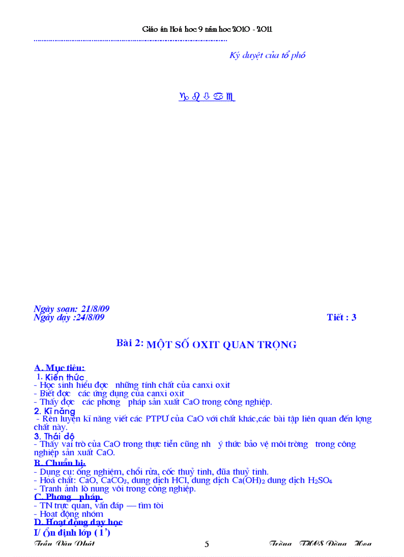 image for page Giáo án Hóa9 chuẩn không cần chỉnh