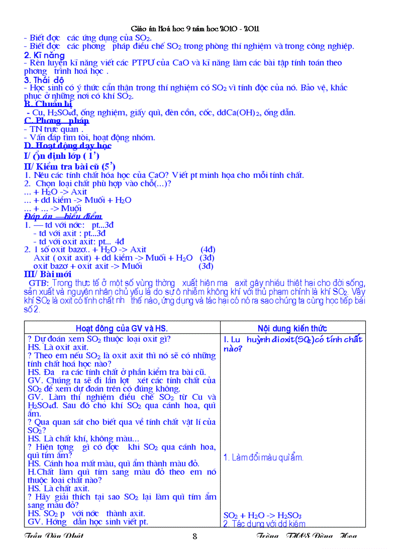 image for page Giáo án Hóa9 chuẩn không cần chỉnh