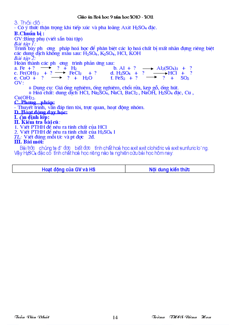 image for page Giáo án Hóa9 chuẩn không cần chỉnh