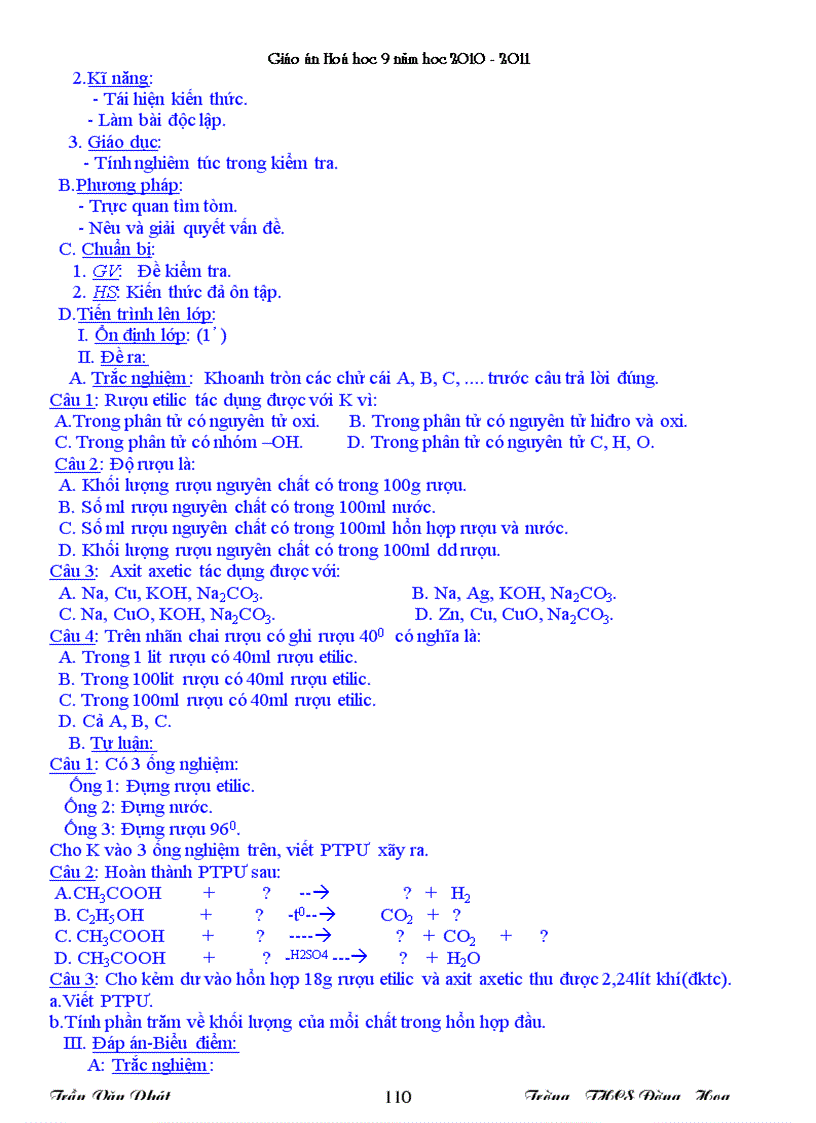 image for page Giáo án Hóa9 chuẩn không cần chỉnh