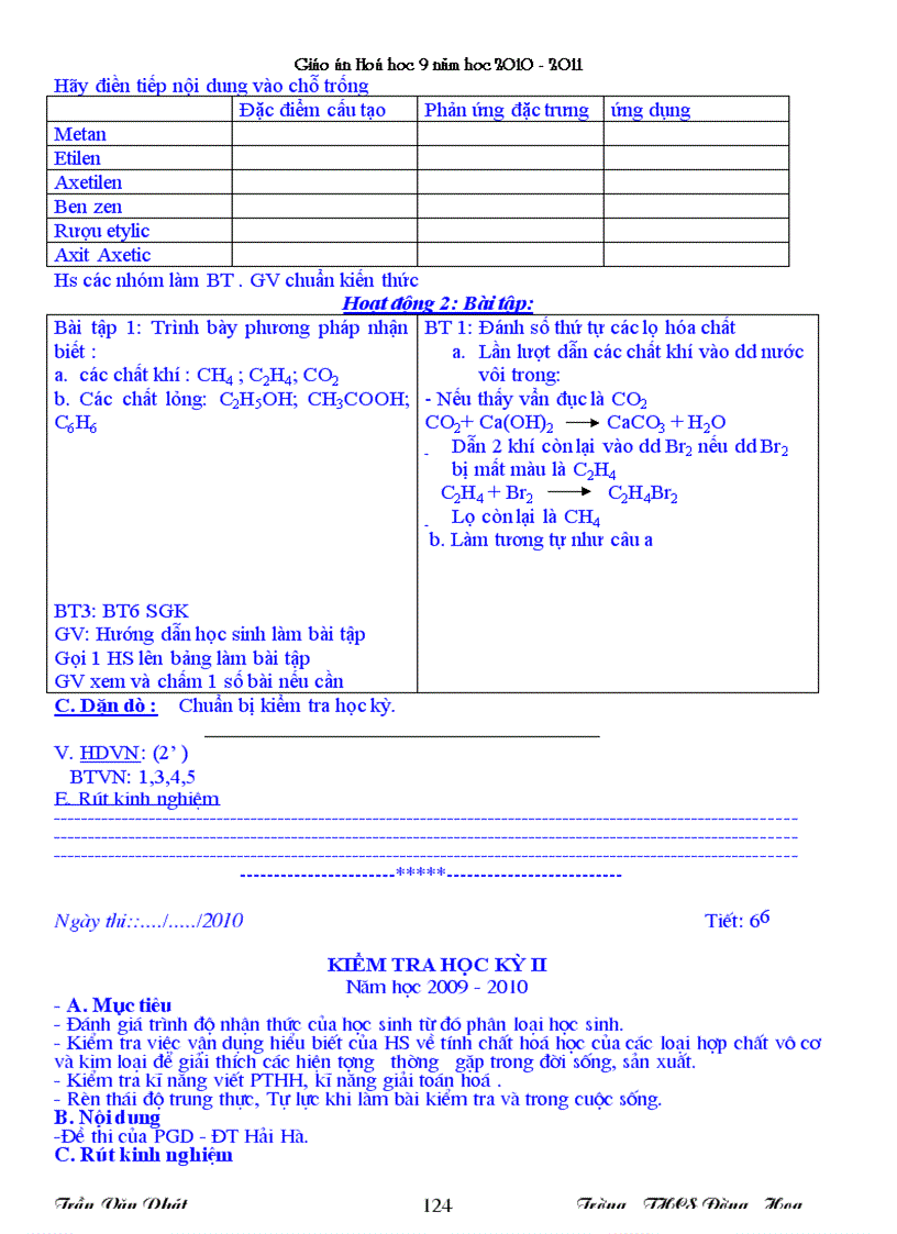 image for page Giáo án Hóa9 chuẩn không cần chỉnh