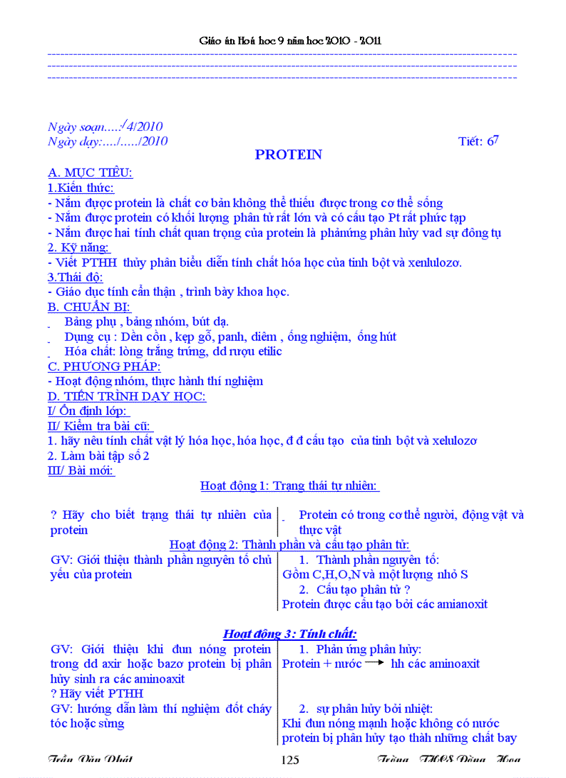 image for page Giáo án Hóa9 chuẩn không cần chỉnh