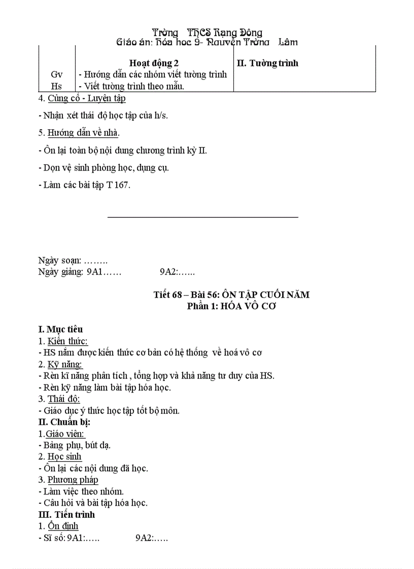 image for page Giao an hoc ky II