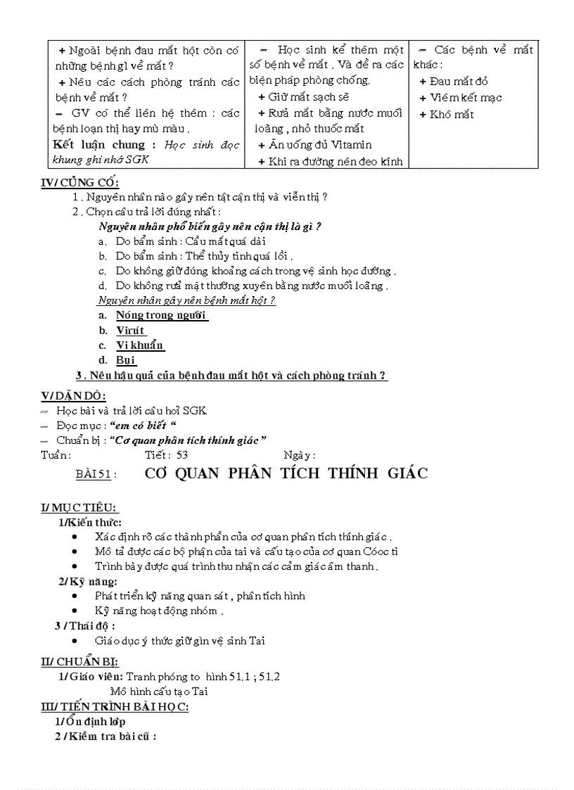 image for page Giao an sinh hoc 8 tron bo cuc hot