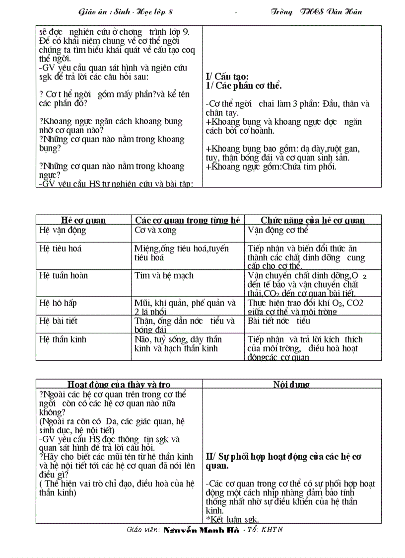 image for page Giao an sinh hoc 8