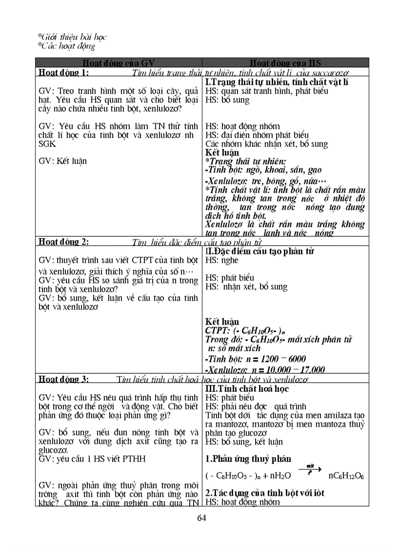 image for page Giáo an Hóa học 9 HKII 1