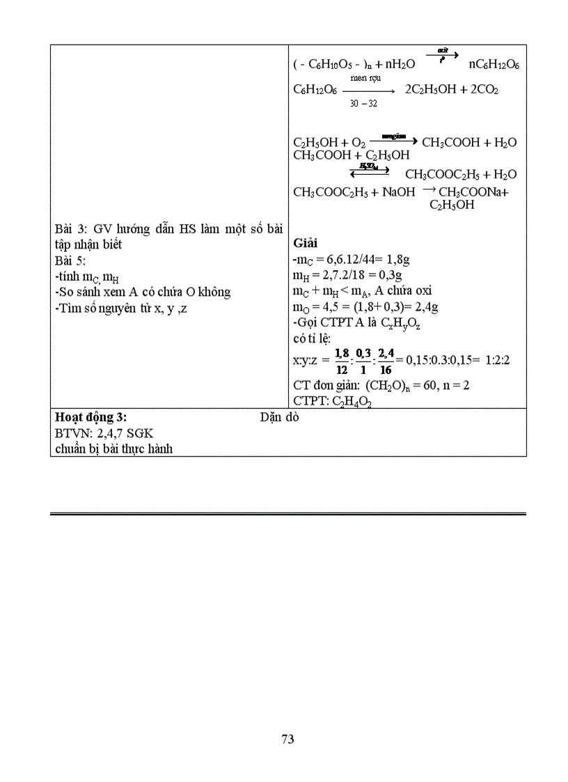 image for page Giáo an Hóa học 9 HKII 1