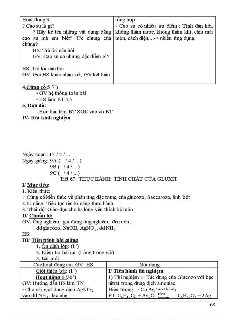 image for page Giáo án hkii hóa 9 1