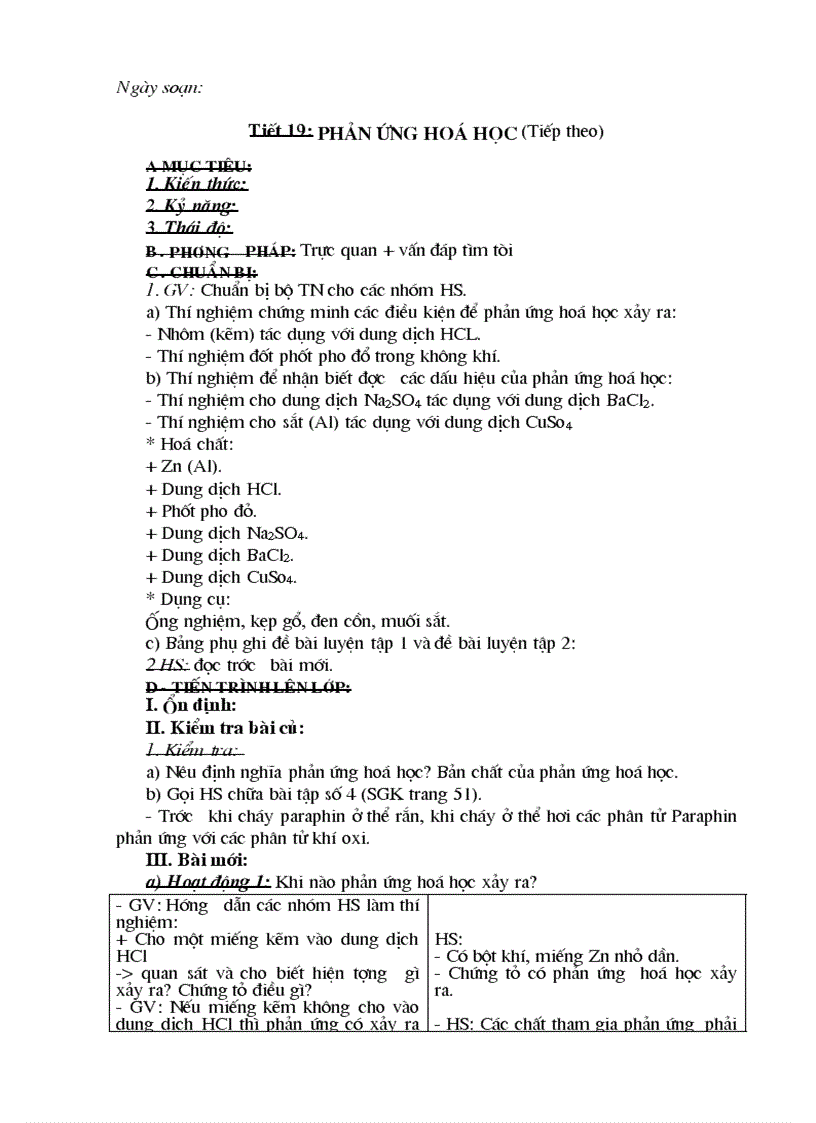 image for page Giáo án hóa 8 trọn bộ 1