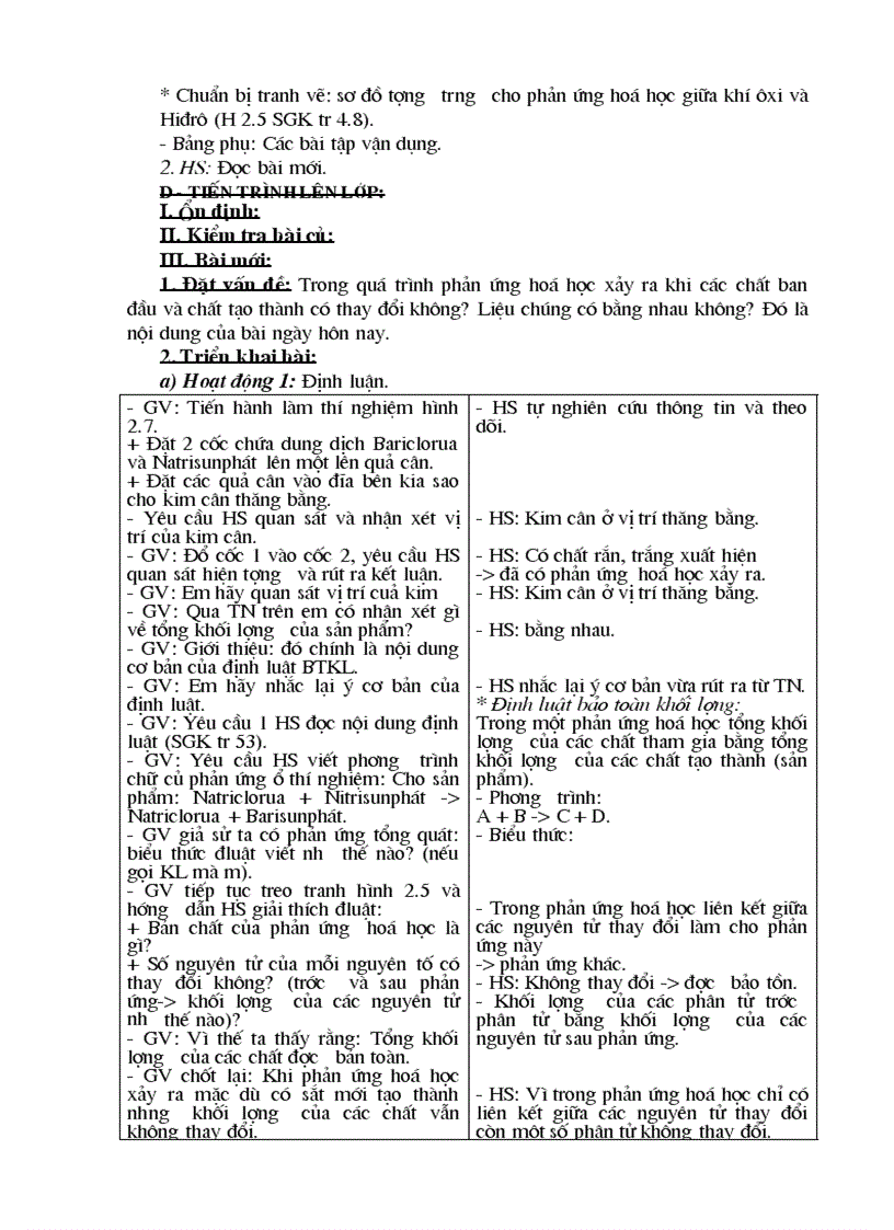 image for page Giáo án hóa 8 trọn bộ 1