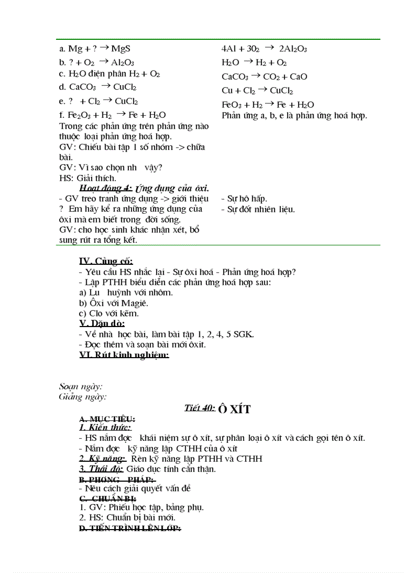 image for page Giáo án hóa 8 trọn bộ 1