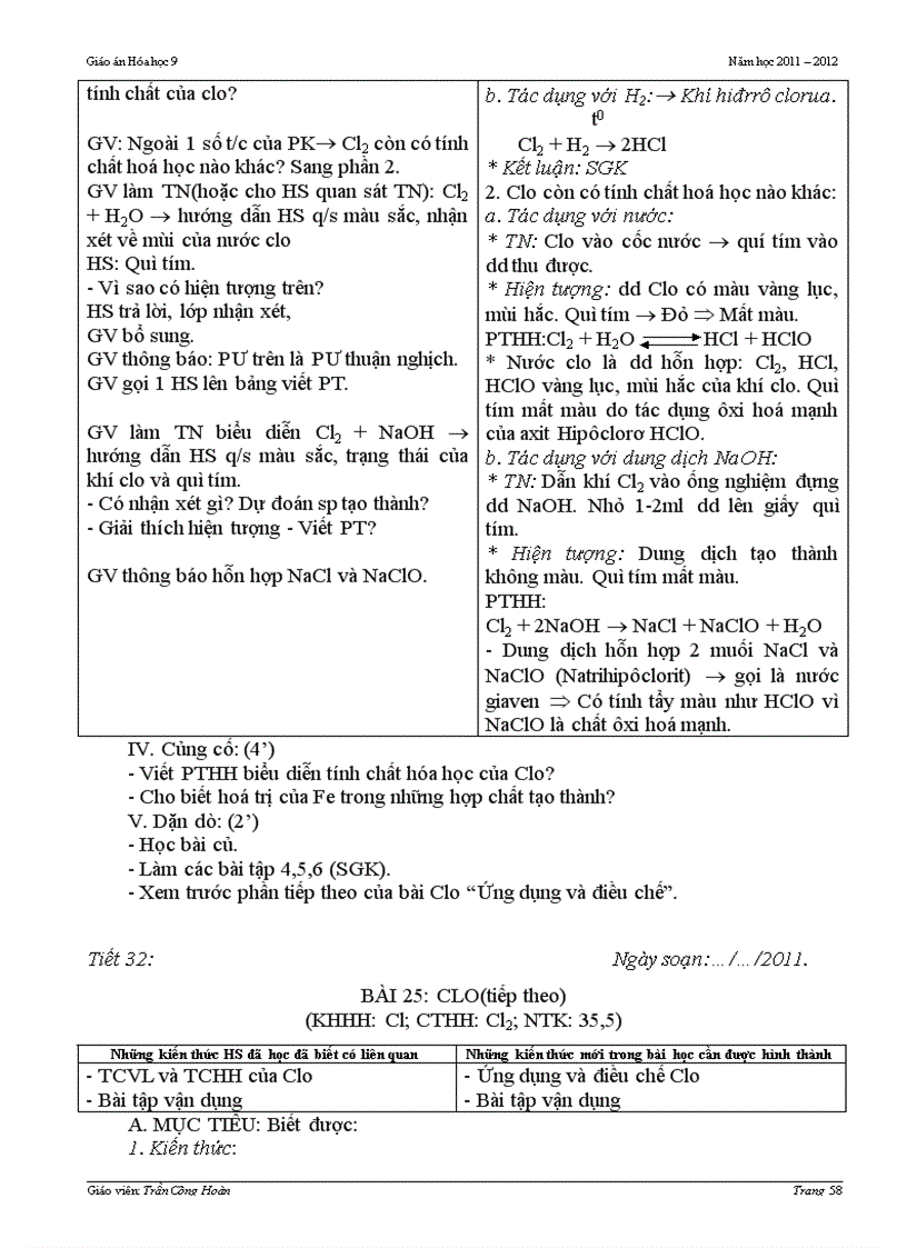 image for page Giáo án hóa 9 hki 1