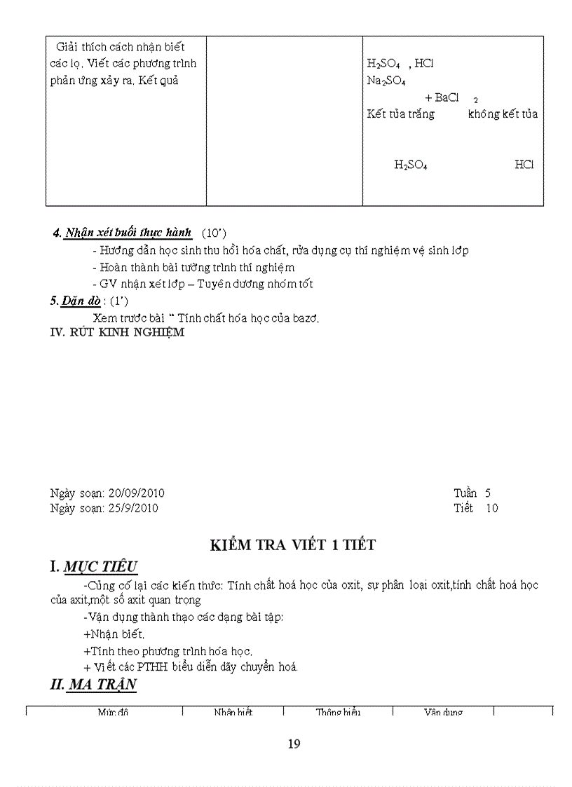 image for page Giáo án hóa 9 theo chuẩn Kt Kn 1