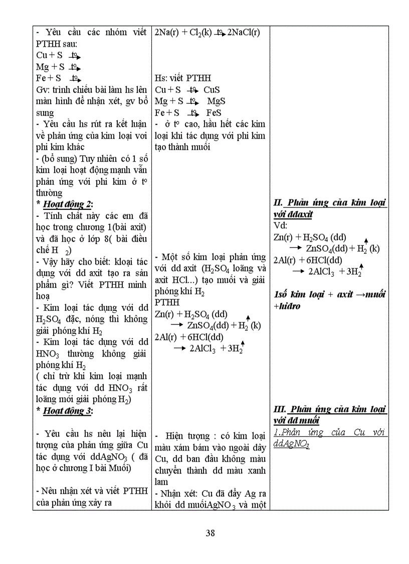 image for page Giáo án hóa 9 theo chuẩn Kt Kn 1