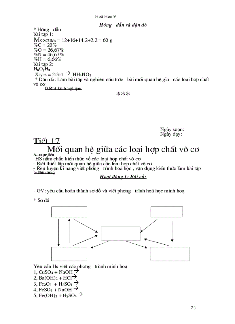 image for page Giáo án hóa lớp 9 1