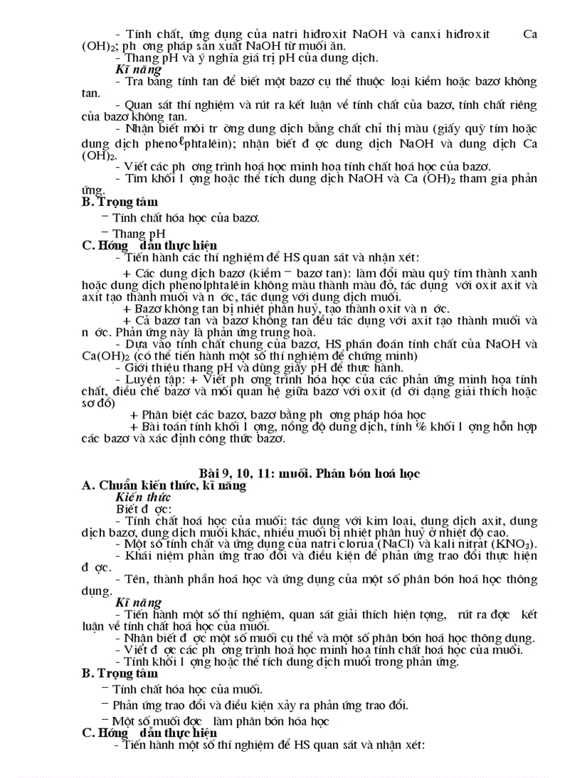 image for page HD thực hiện chuẩn KT KN Hoa9 mới