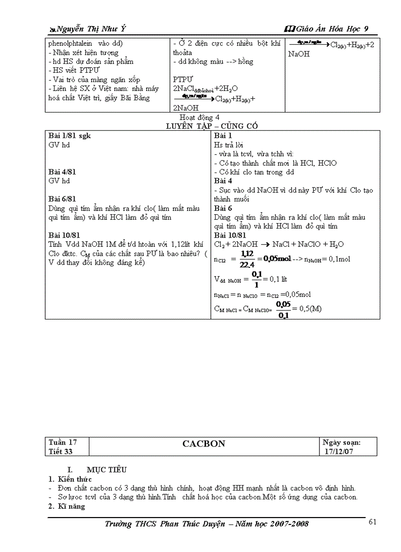 Hóa 9 t 30 36 ptd