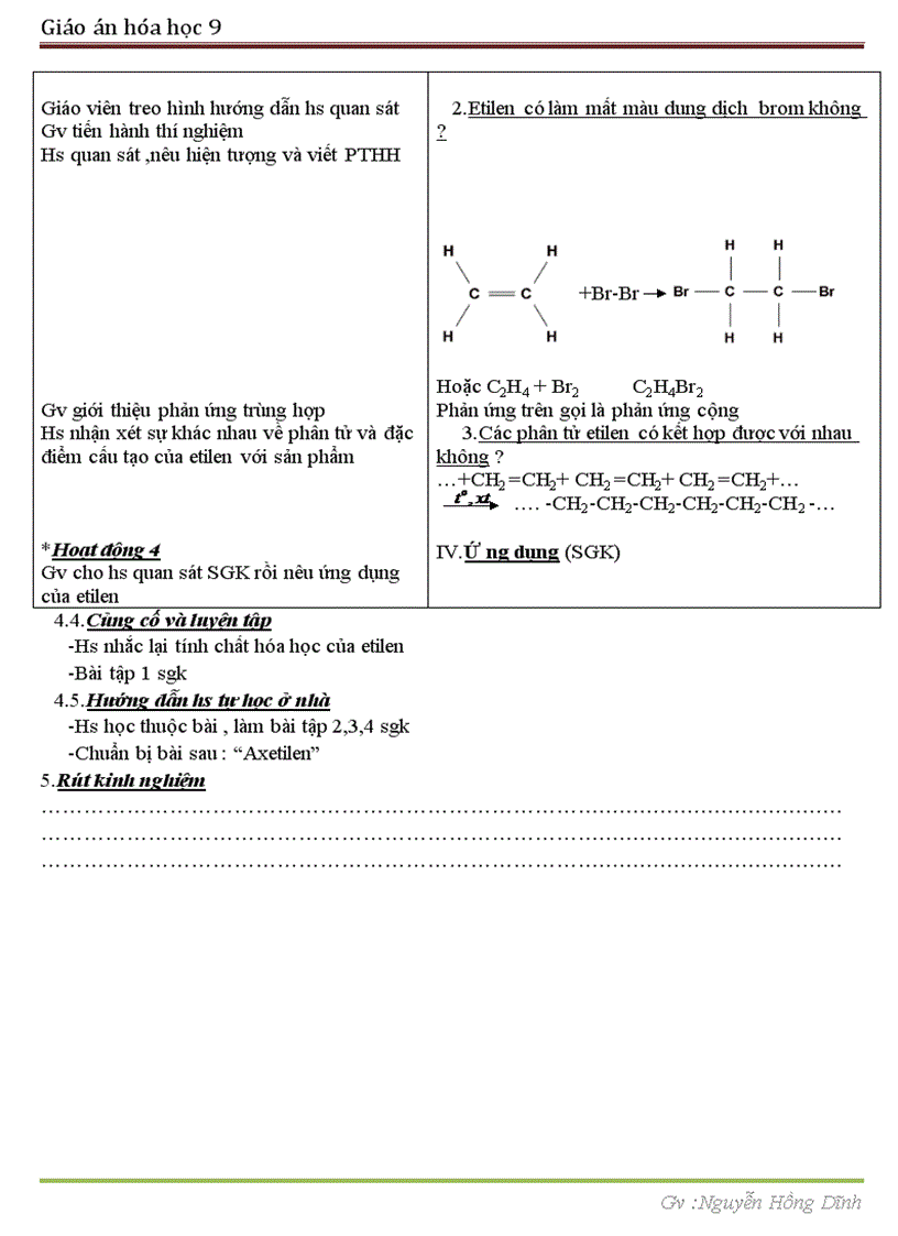image for page Hóa 9 tiết 46