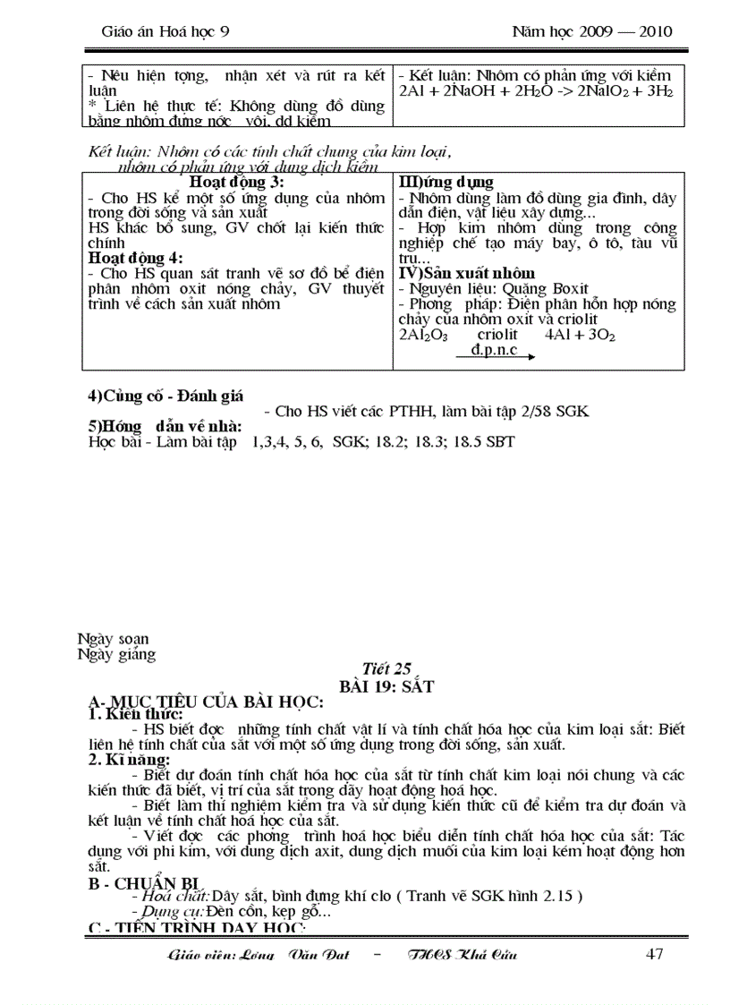 image for page Hoa hoc 9 2cot Full