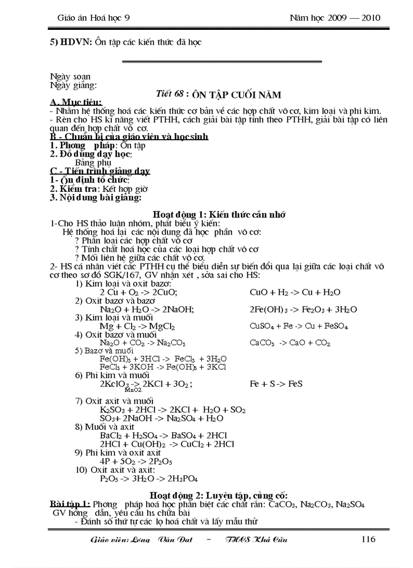 image for page Hoa hoc 9 2cot Full