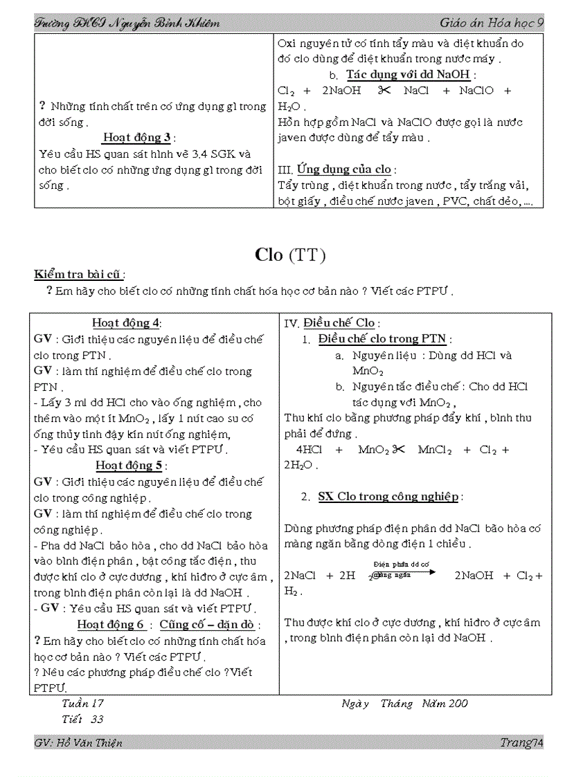 image for page Hóa học 9 kỳ i