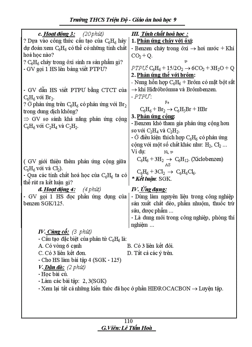 image for page Hóa học9 chương IV
