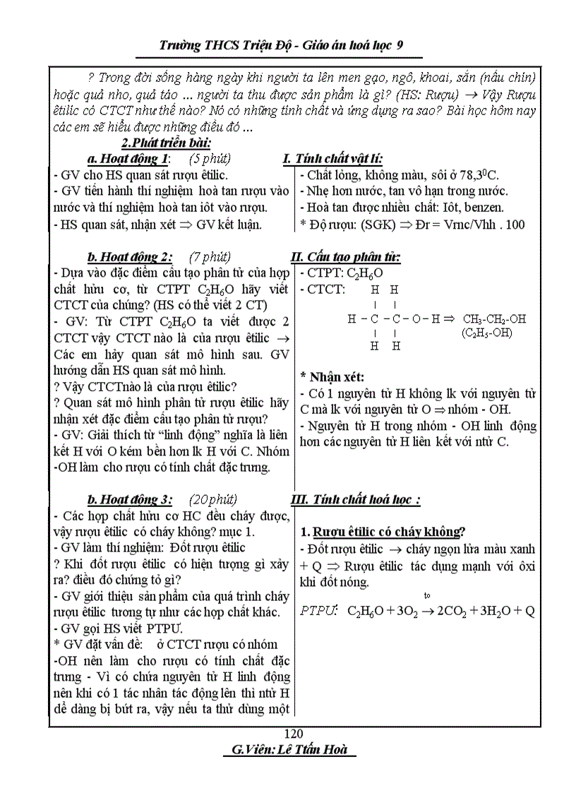 image for page Hóa học9 chương IV