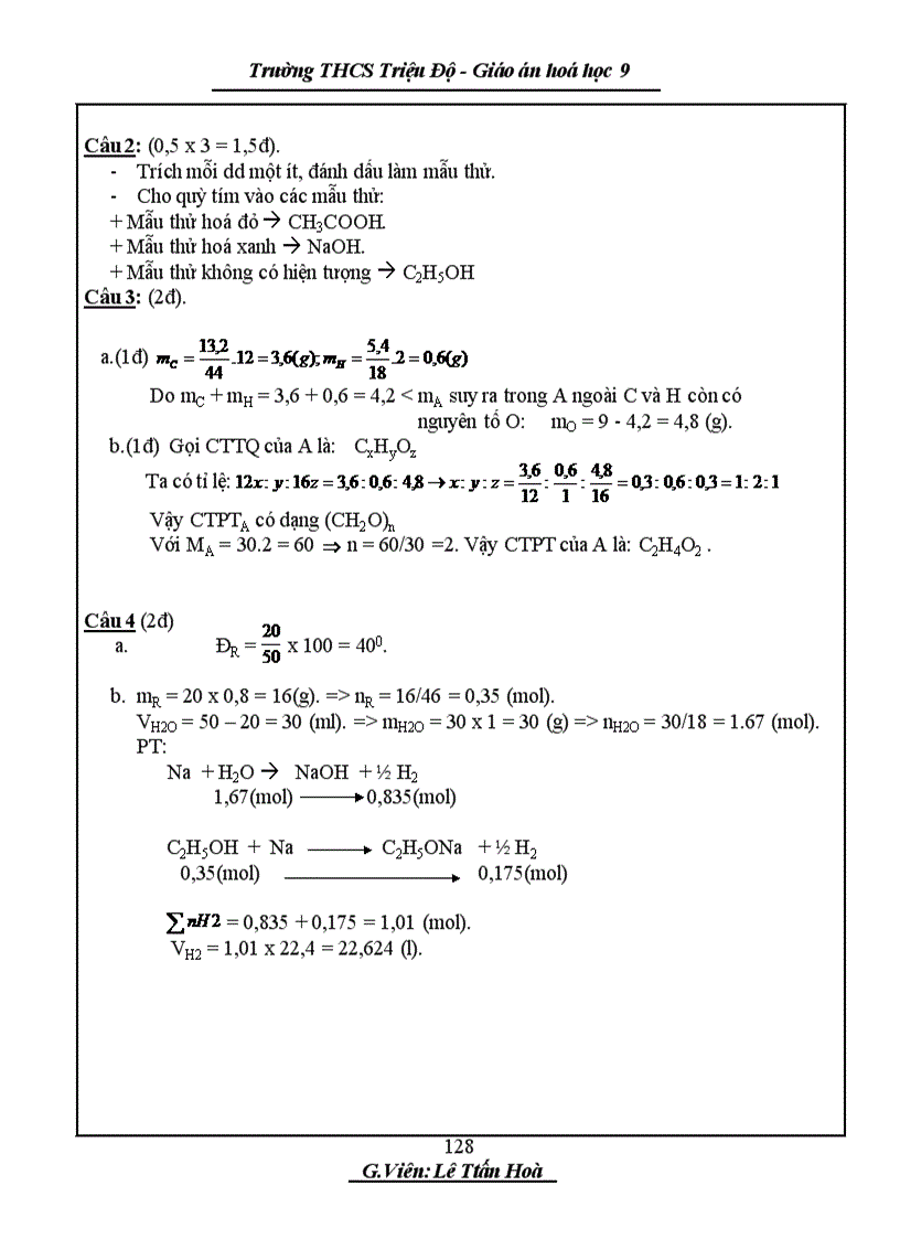 image for page Hóa học9 chương IV