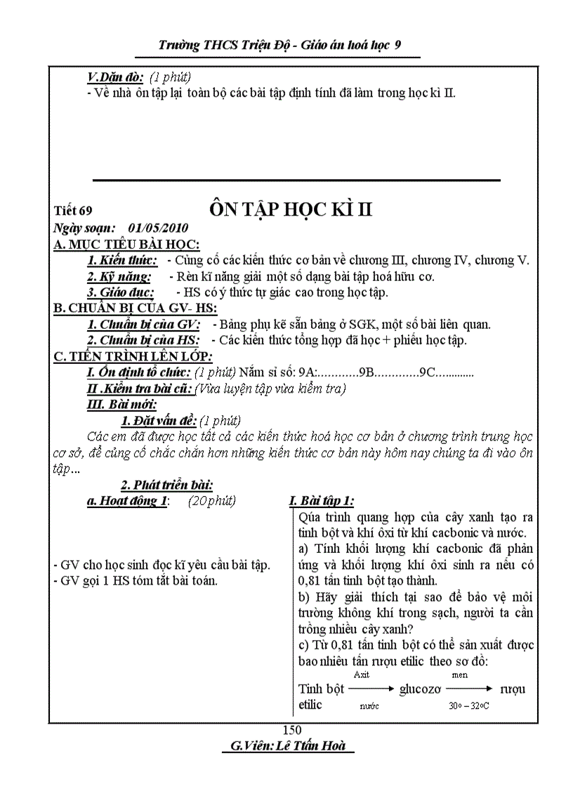 image for page Hóa học9 chương IV