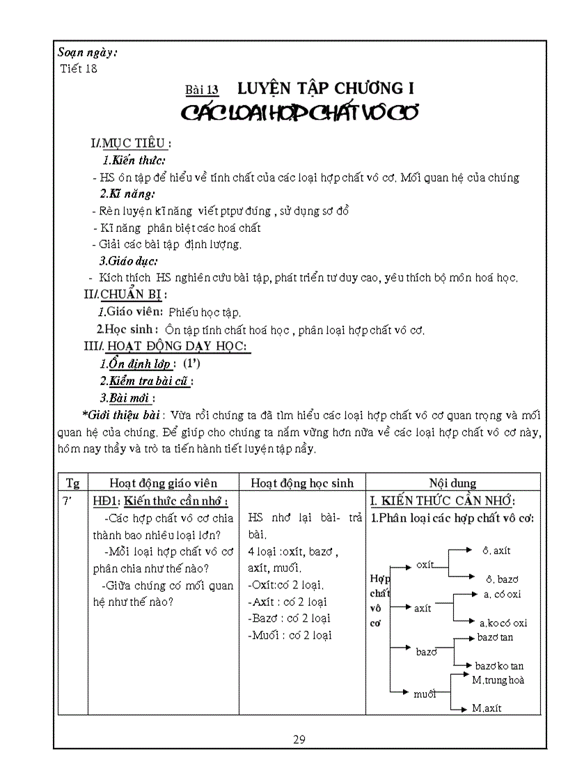 image for page Hóa9 Tiết 9 đến 17