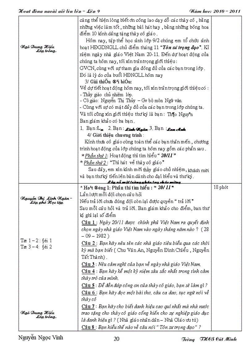 image for page Hoạt động ngll 9