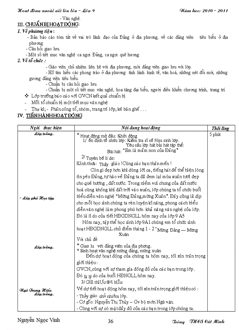 image for page Hoạt động ngll 9