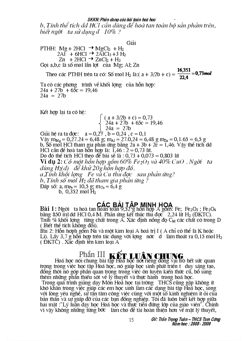 image for page Huong dan giai cac dang bai tap hoa 9