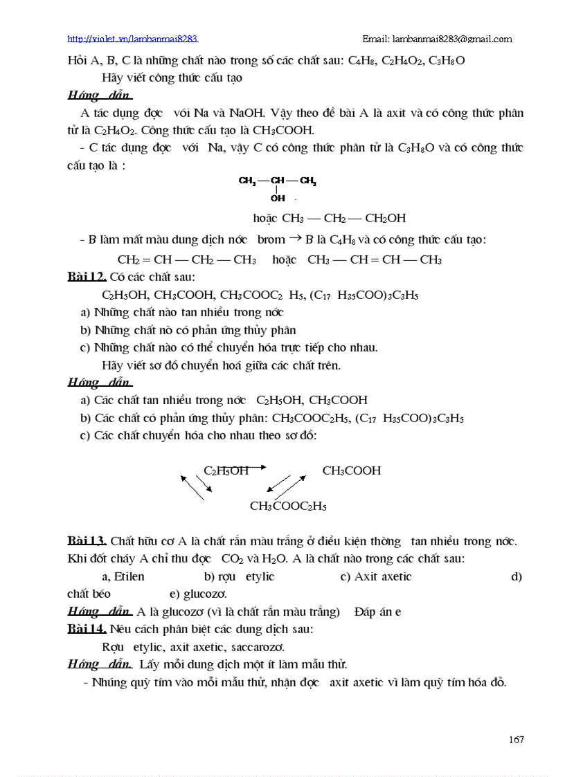 image for page Hướng dẫn làm BT nâng cao Hóa 9