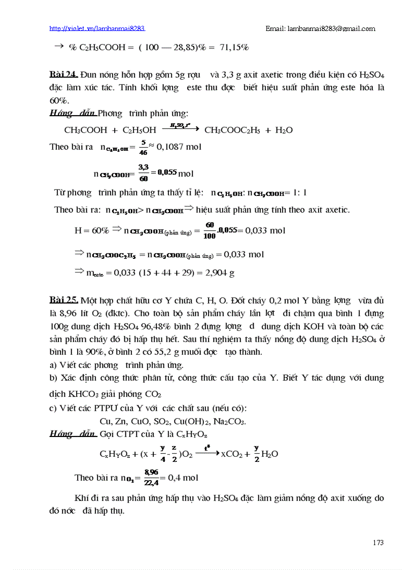 image for page Hướng dẫn làm BT nâng cao Hóa 9
