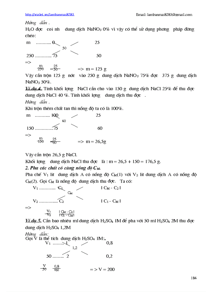 image for page Hướng dẫn làm BT nâng cao Hóa 9