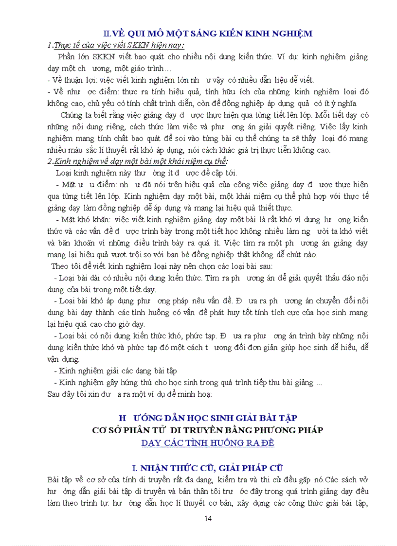 image for page Kinh nghiệm nghề giáo