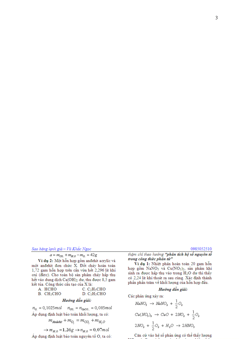 image for page Ky Thuat phan tich he so trong giai BTHH