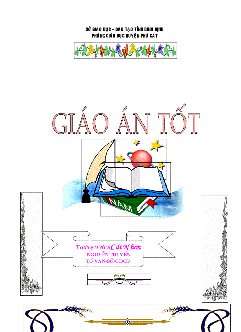 image for page Mẫu bìa giáo án đẹp bạn tham khảo nhá