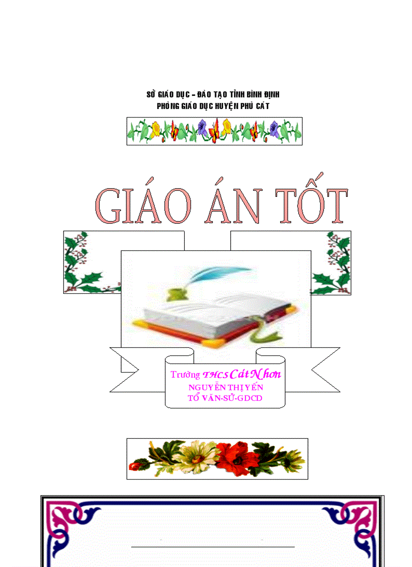 image for page Mẫu bìa giáo án đẹp bạn tham khảo nhá