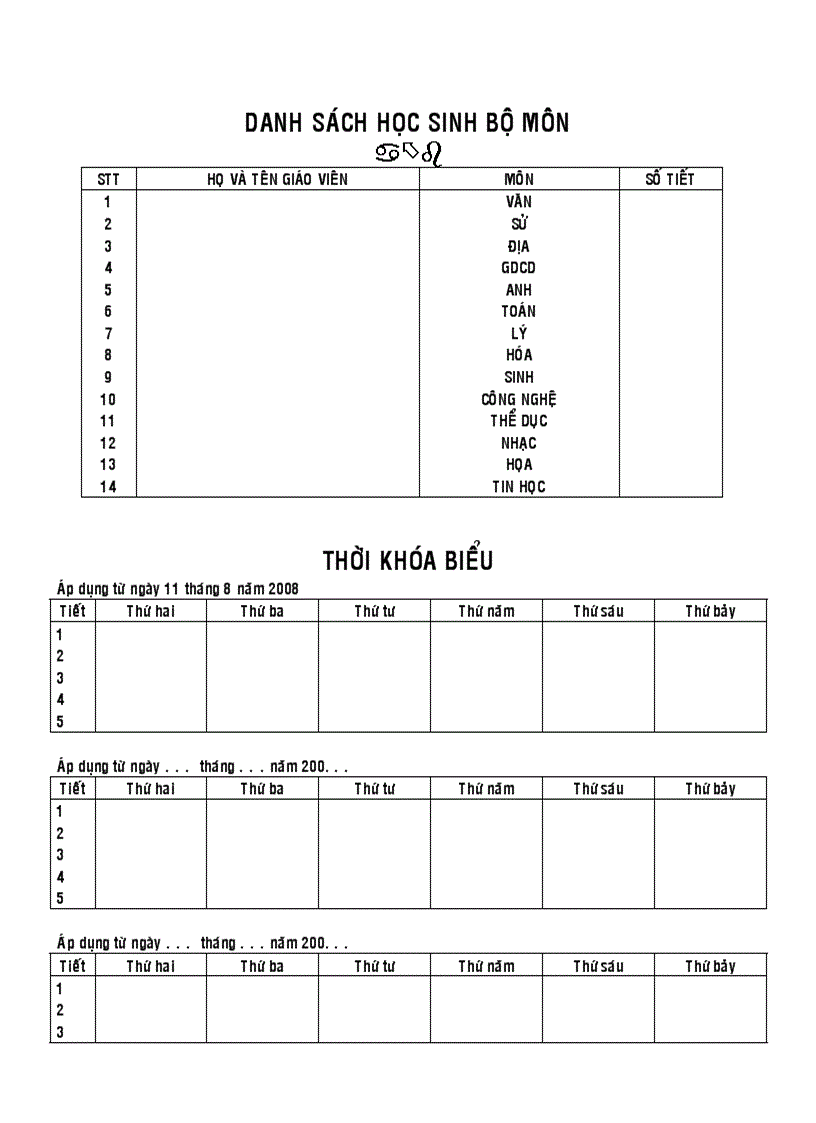 image for page Mẫu sổ chủ nhiệm cấp THCS