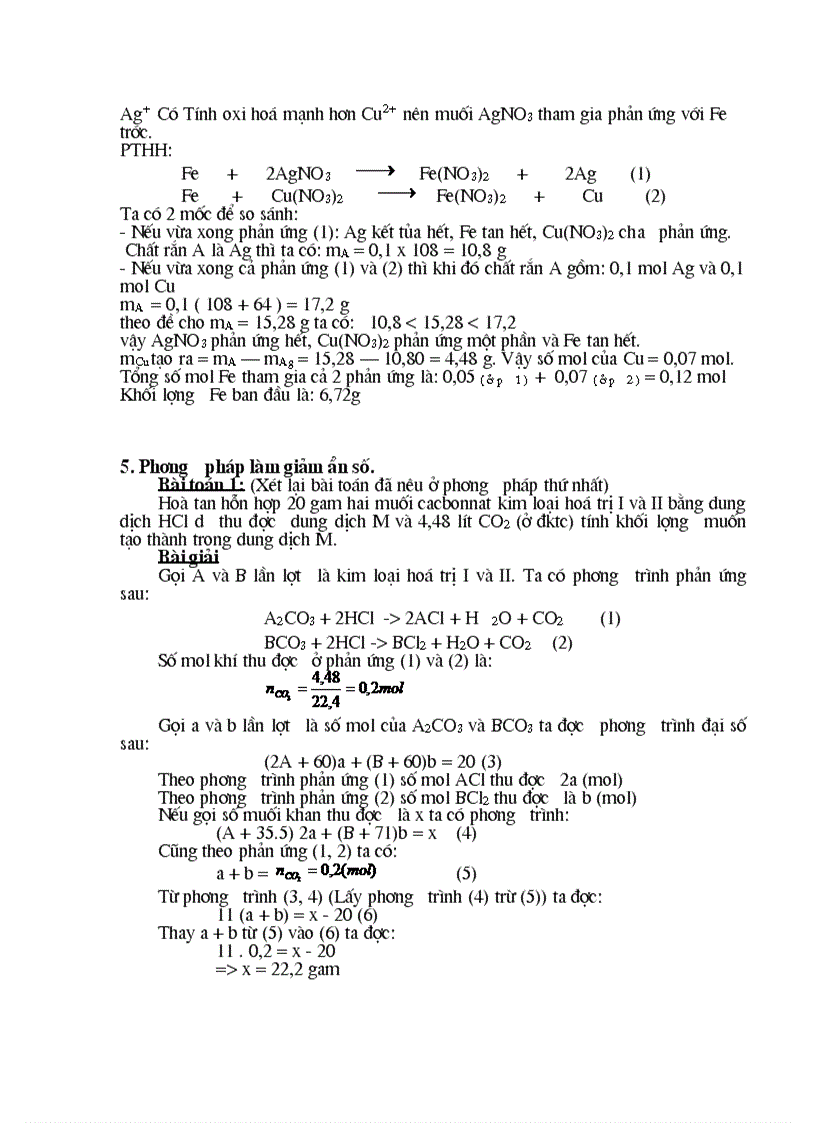 image for page Một số phương pháp giải hóa 9