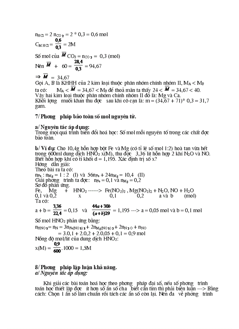 image for page Một số phương pháp giải hóa 9