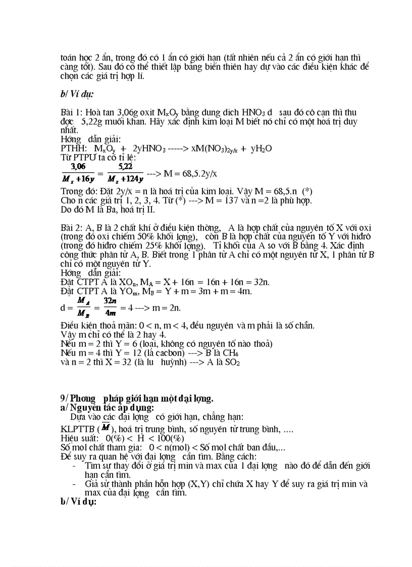 image for page Một số phương pháp giải hóa 9