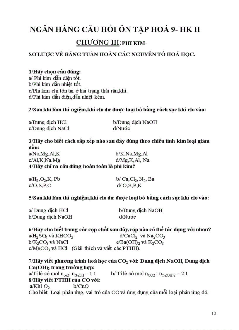 image for page Ngan hang cau hoi hoa 9