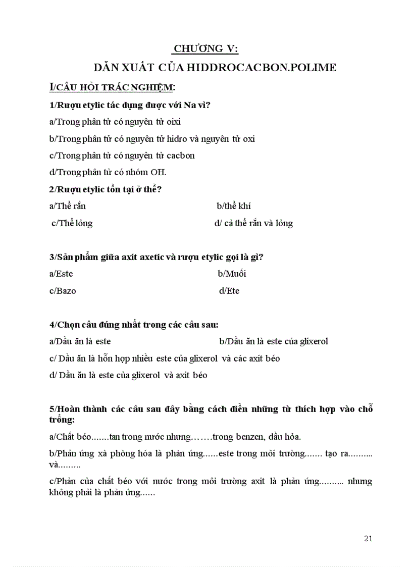 image for page Ngan hang cau hoi hoa 9