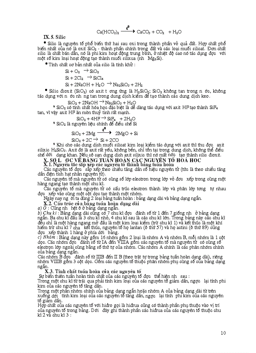 image for page Ôn tập môn HÓA HỌC Thi tuyển sinh vào lớp 10 THPT VÔ CƠ