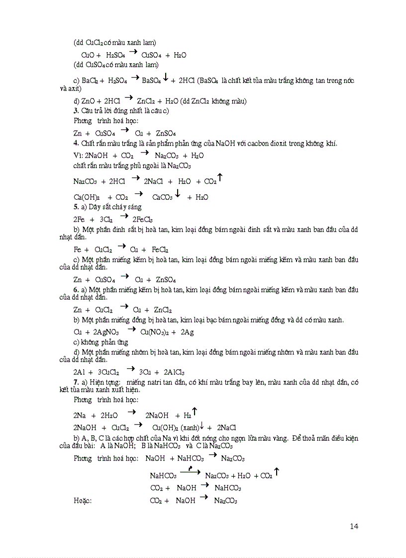 image for page Ôn tập môn HÓA HỌC Thi tuyển sinh vào lớp 10 THPT VÔ CƠ